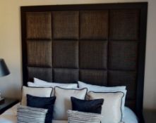 1 x Fabric Upholstered Headboard -  Removed From An Exclusive Property In Bowdon - CL691 - NO VAT