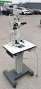 1 x Shin-Nippon SL-206 Slit Lamp on Mobile Table - Ref: GTI123 - CL645 - Location: Altrincham