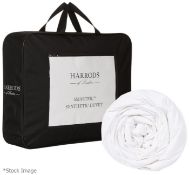 1 x HARRODS OF LONDON Super King Smartfil™ Synthetic Duvet (4.5 Tog) - Dimensions: 260cm x 220cm -