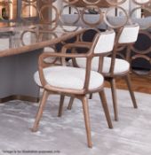 1 x GIORGETTI 'Baron' Low Back Italian Designer Armchair With Swivel Seat *NO RESERVE* RRP £3,527