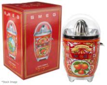 1 x SMEG + Dolce & Gabbana Designer Citrus Juicer (180ml) - Please Read Condition Report