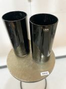 2 x LSA International Handmade Glass Vases - Ref: AUR 125 - CL652 - Location: Altrincham WA14