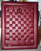5 x Sections Of Upholstered Chesterfield-style Wall Panelling *NO RESERVE* Location: Altrincham WA14