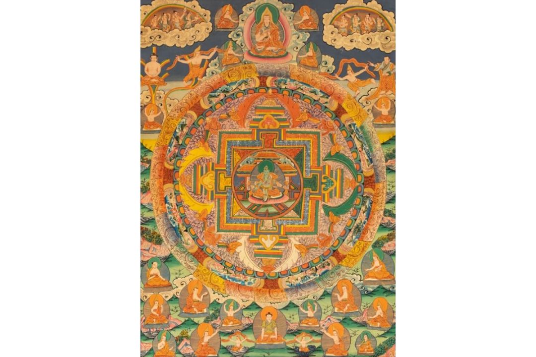 Thangka, Tibet Anfang 20. Jahrhundert - Bild 1 aus 2