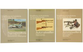 Konvolut von 3 Bänden Bewaffnung und Ausrüstung der Armee seit 1817