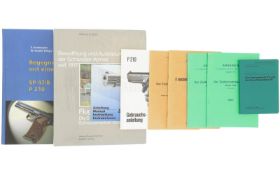 Konv. 2 Bücher, 5 Reglemente und 2 Bedienungsanleitungen