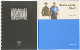 Konvolut von 2 Büchern, Kapo ZH / Kapo NW