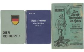 Konvolut von 3 Deutschen Heeresdienstvorschriften