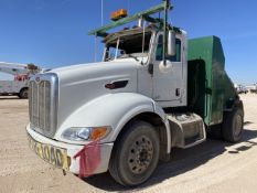 2014 Peterbilt 384 Toter Truck VIN: 1/25/8 Odometer States: 200965 Color: W