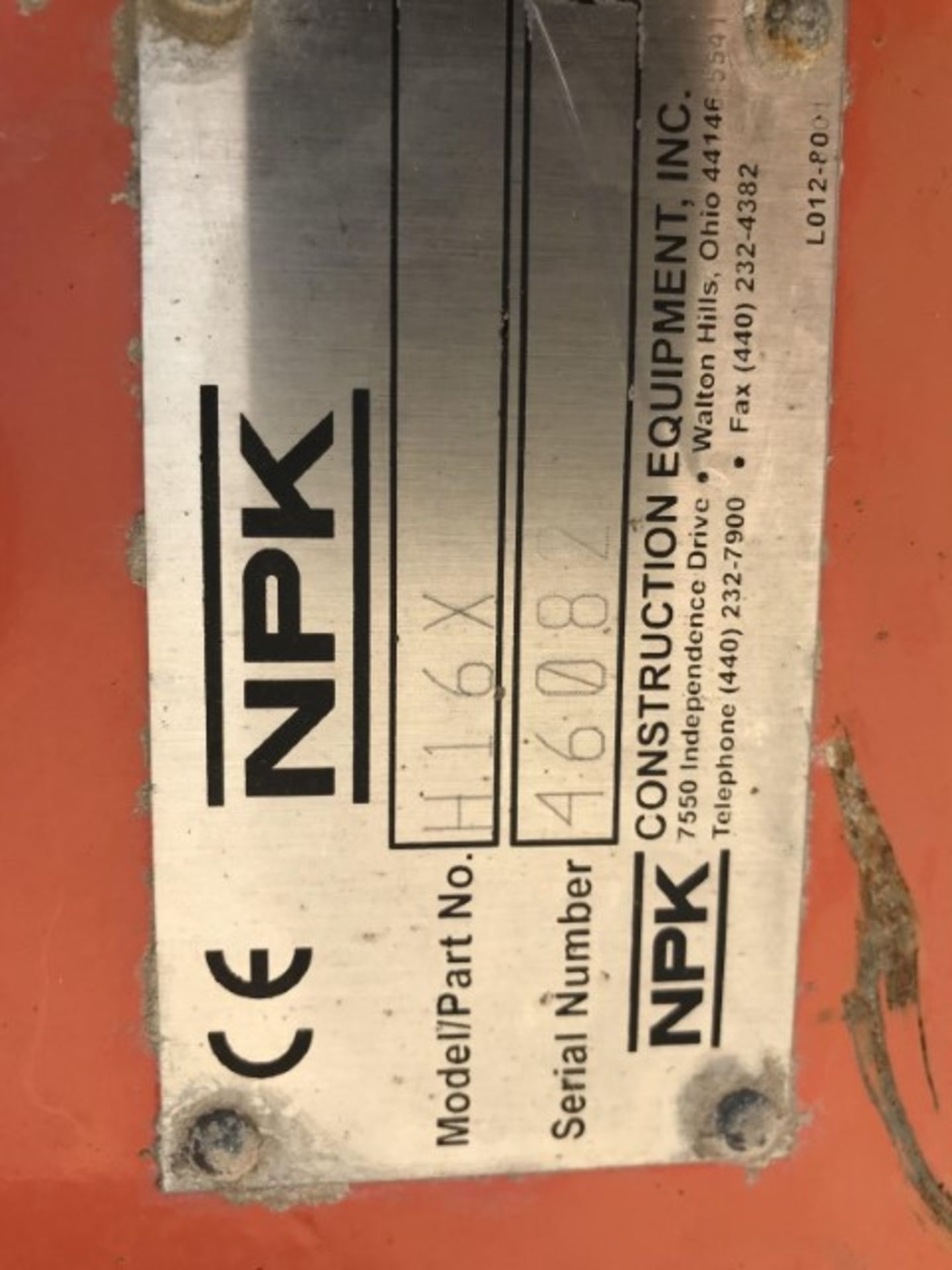 Hydraulic Hammer 1994 NPX H16X 46082 Npx H16x Hydraulic Hammer. Need Some R - Image 4 of 5