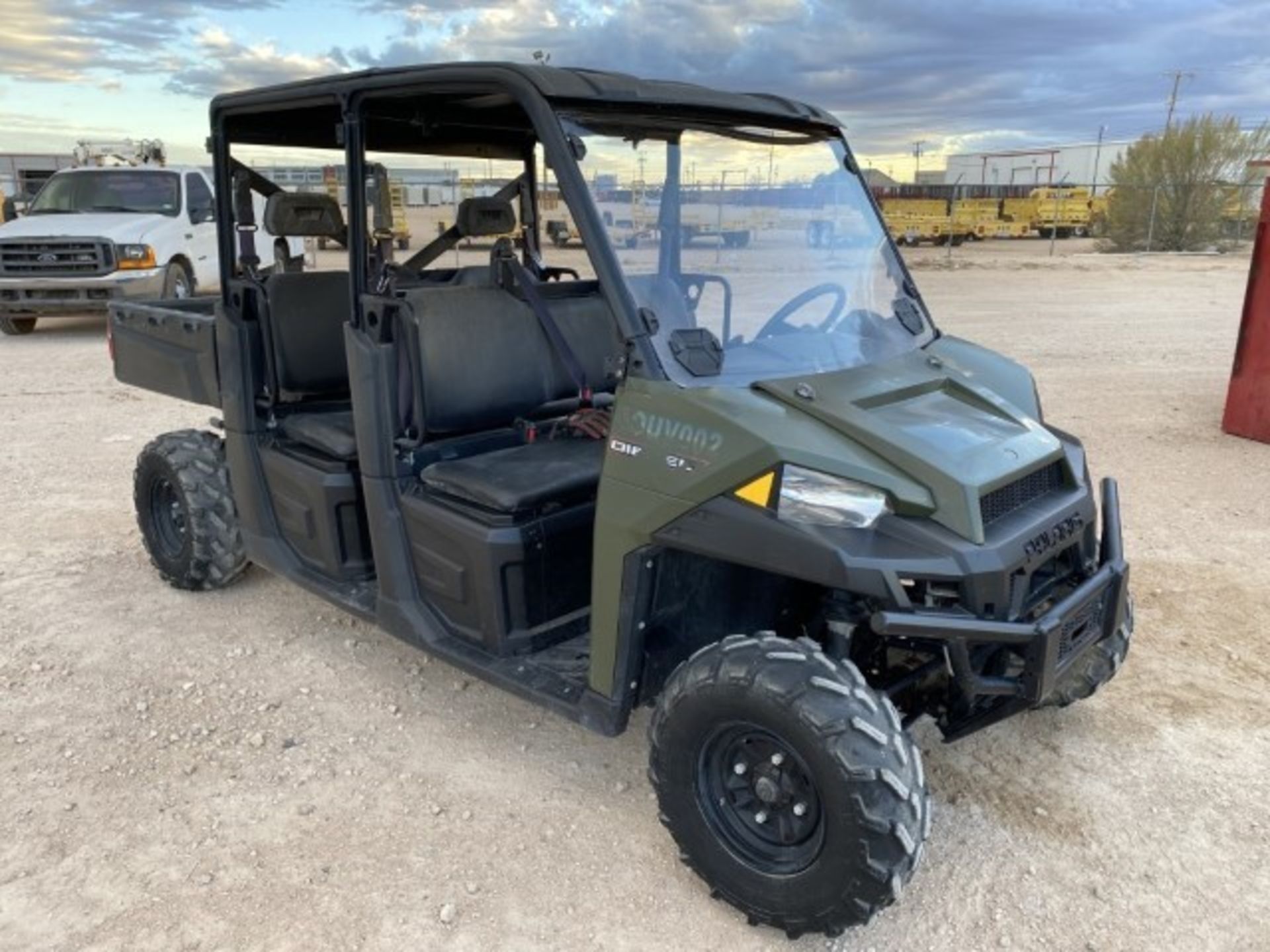 218 Polaris 900xp VIN: 4XARVAD17J8559430 596 HOURS Dump Bed 6 Seater Locati - Image 2 of 6