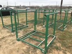 Pallet Racks Nestainer Racks. Capacity 2500 Pounds. Stackable Four High. 76
