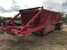 2000 WES-TEX Roadbuilder VIN: 1W9SB4228YA000054 Color: Red Belly Dump. 7312
