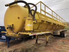 2011 Troxell 130BBL Vacuum Trailer VIN: 1T9TA4338B1867371 Color: Yellow 133