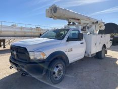 2014 Dodge Ram5500 Bucket Truck VIN: 3C7WRNBL9EG269043 Color: White, Transm