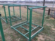 Pallet Racks Nestainer Racks. Capacity 2500 Pounds. Stackable Four High. 76