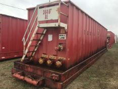 Frac Tank 2014 MENARD MFG. CO. 09-14-3125 450 BBL wheeled Frac tank. With c