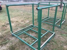 Pallet Racks Nestainer Racks. Capacity 2500 Pounds. Stackable Four High. 76