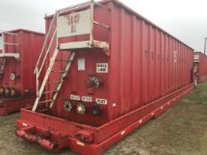 Frack Tank 2014 MENARD MFG. CO. 07-14-3079 450BBL wheeled Frac tank with co