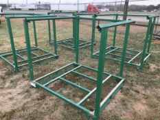 Pallet Racks Nestainer Racks. Capacity 2500 Pounds. Stackable Four High. 76