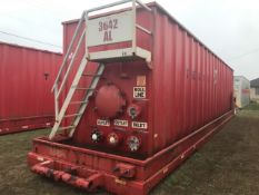 Frac Tank 2015 MENARD MFG. CO. 07-14-3081 450 BBL wheeled frac tank with co