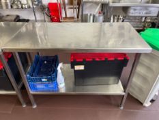 Stainless Steel Prep Station