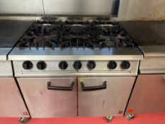 Falcon Dominator 6 Burner Plus Oven Range (GAS)