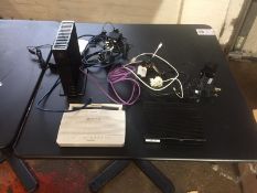 Assortment of Cables and Routers