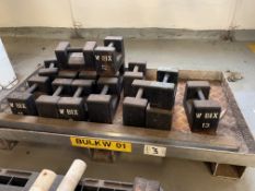 Metal Pallet of weights