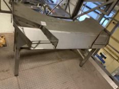 Stainless steel bespoke made prep table