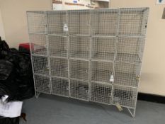 Mesh lockers