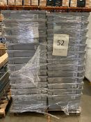 Pallet of 52 Grey Totes