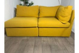 Modular 2 piece sofa