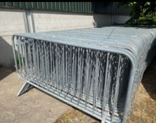 Interlocking Crowd control barriers x 10