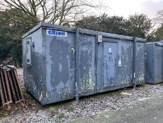 20ft x 10ft double office / 2 birth sleeper