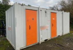 20ft 3 + 1 Toilet Block + Shower
