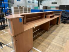 Modular Reception Desk - Wooden