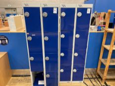 Pigeon Hole Lockers x 2, Dual Bank