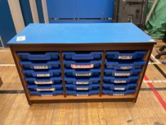 Storage Cabinet x 1, 18 Tray