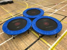 Fitness trampolines x 3