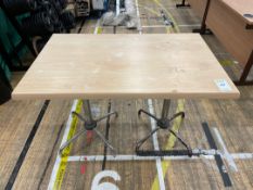 Table x 1, Wooden Topped