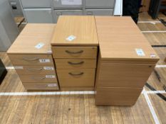 Faux Wooden Filing Cabinets x 3