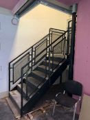 Steel Staircase from Mezzanine Floor