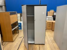 Double Door Tall Wooden Storage Cabinet x 1