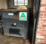 Lockable tool chest vault