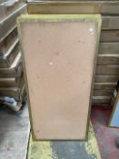 Brass Framed Corkboard/table tops