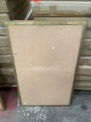 Brass Framed Corkboard/table tops
