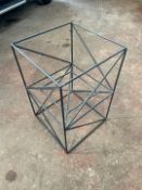 Abstract Design Metal Planters x 3