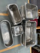 Selection Of Stainless Steel Serving Pots