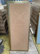 Brass Framed Corkboard/table tops